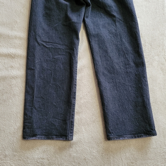 Levi's Ribcage Straight Feelin' Cagey Black size 27 - Picture 9 of 16